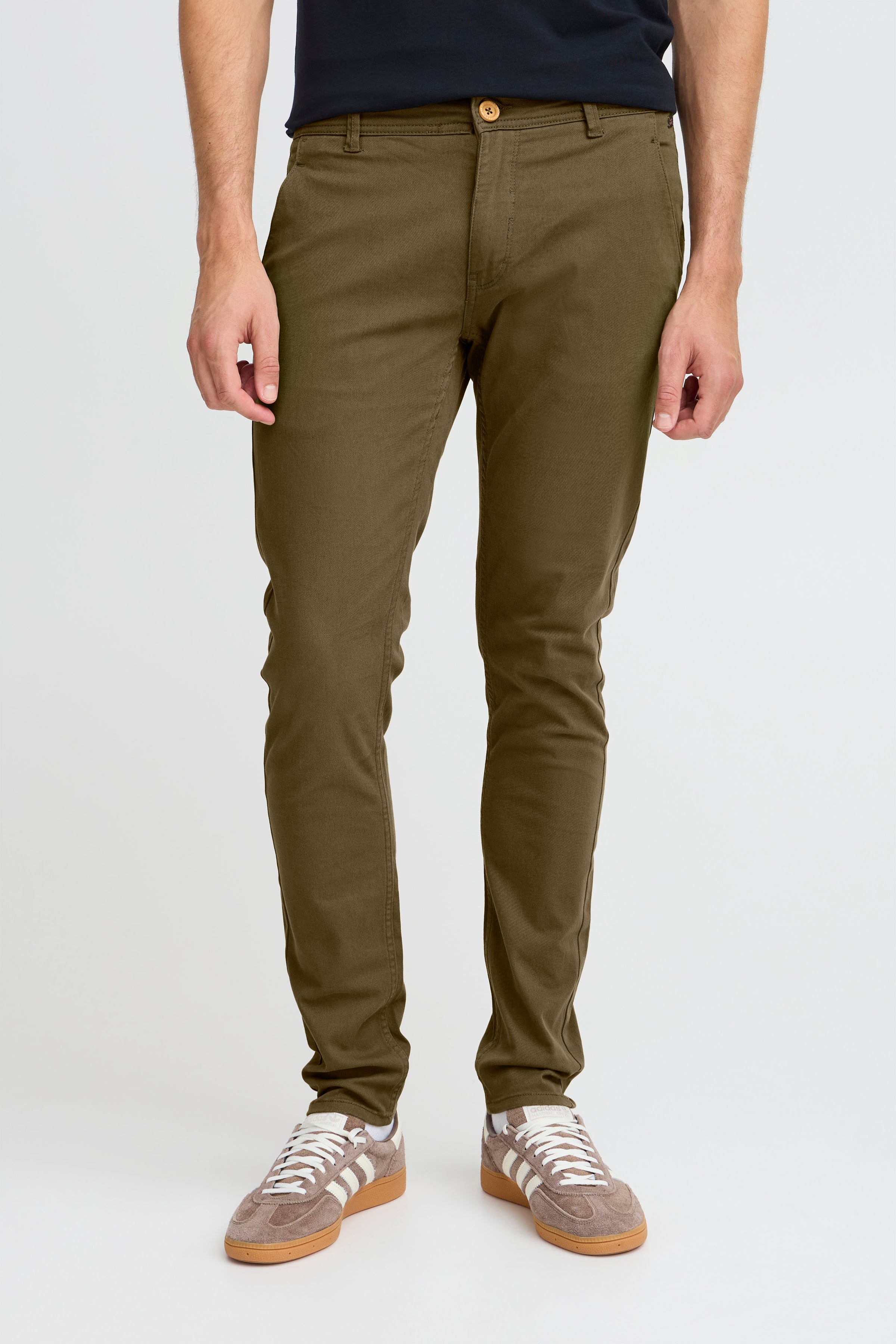 Men's Chino Pants-Olive Night Green