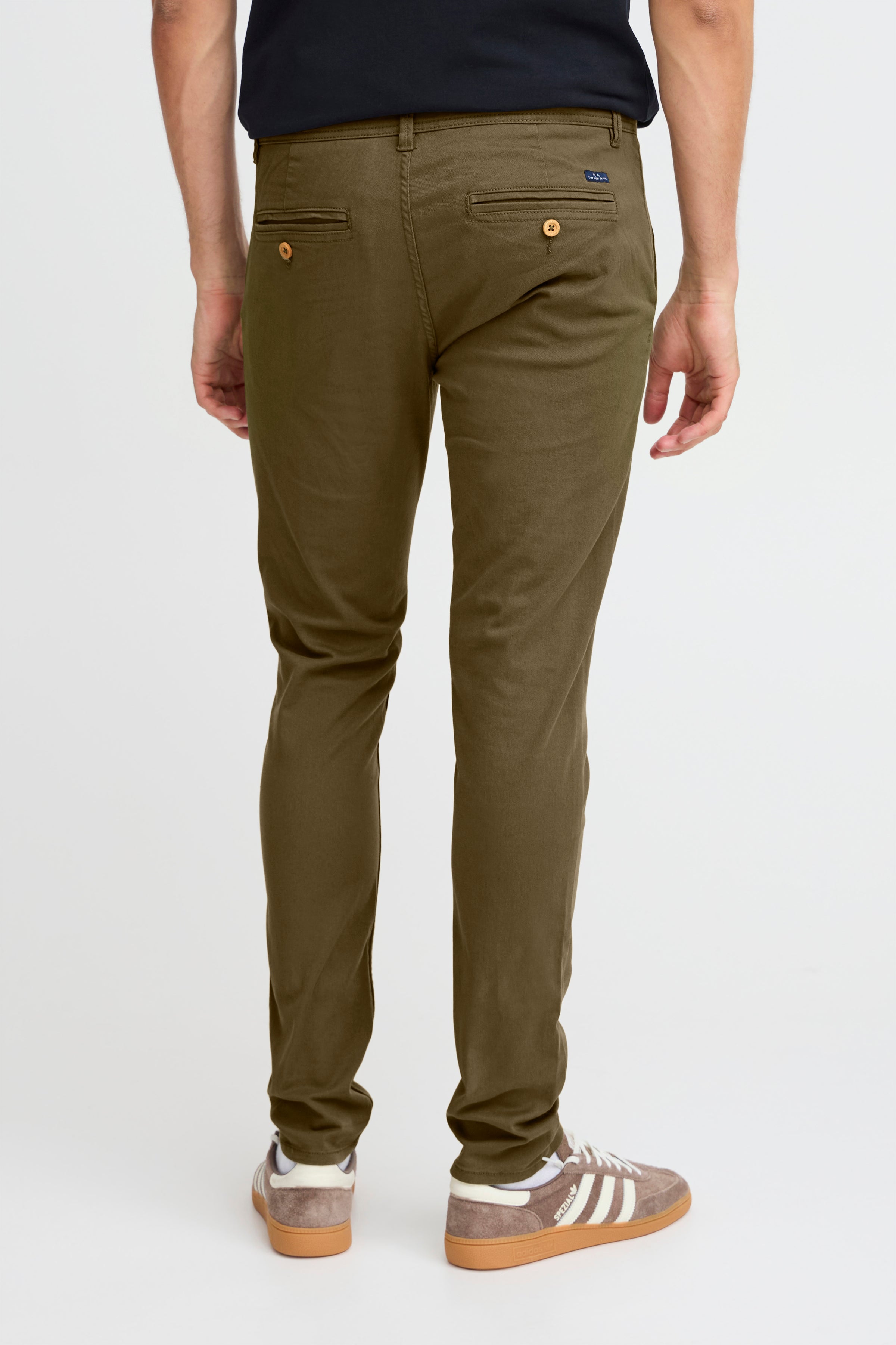 Men's Chino Pants-Olive Night Green