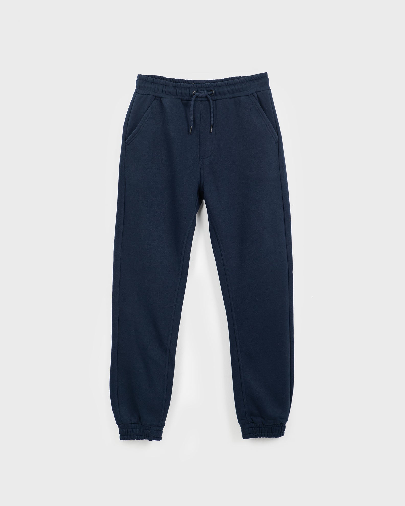 Men's Sweatpants with Elasticated Hem-Blue