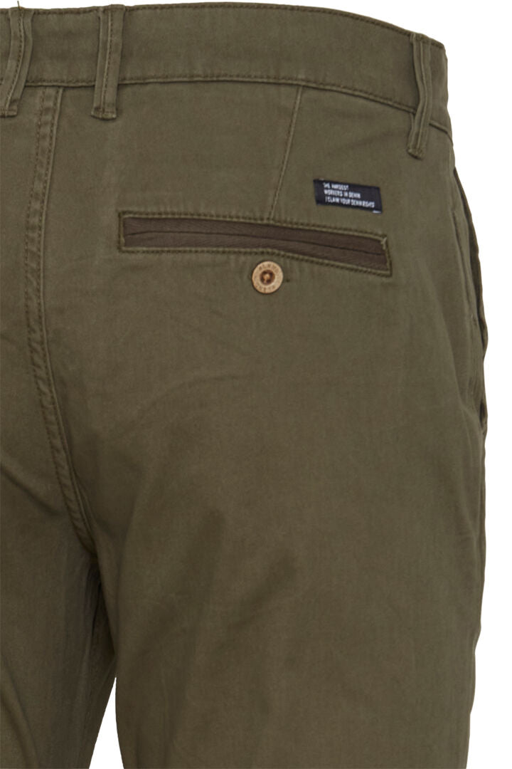 Men's Comfort Chino Pants-Olive Night