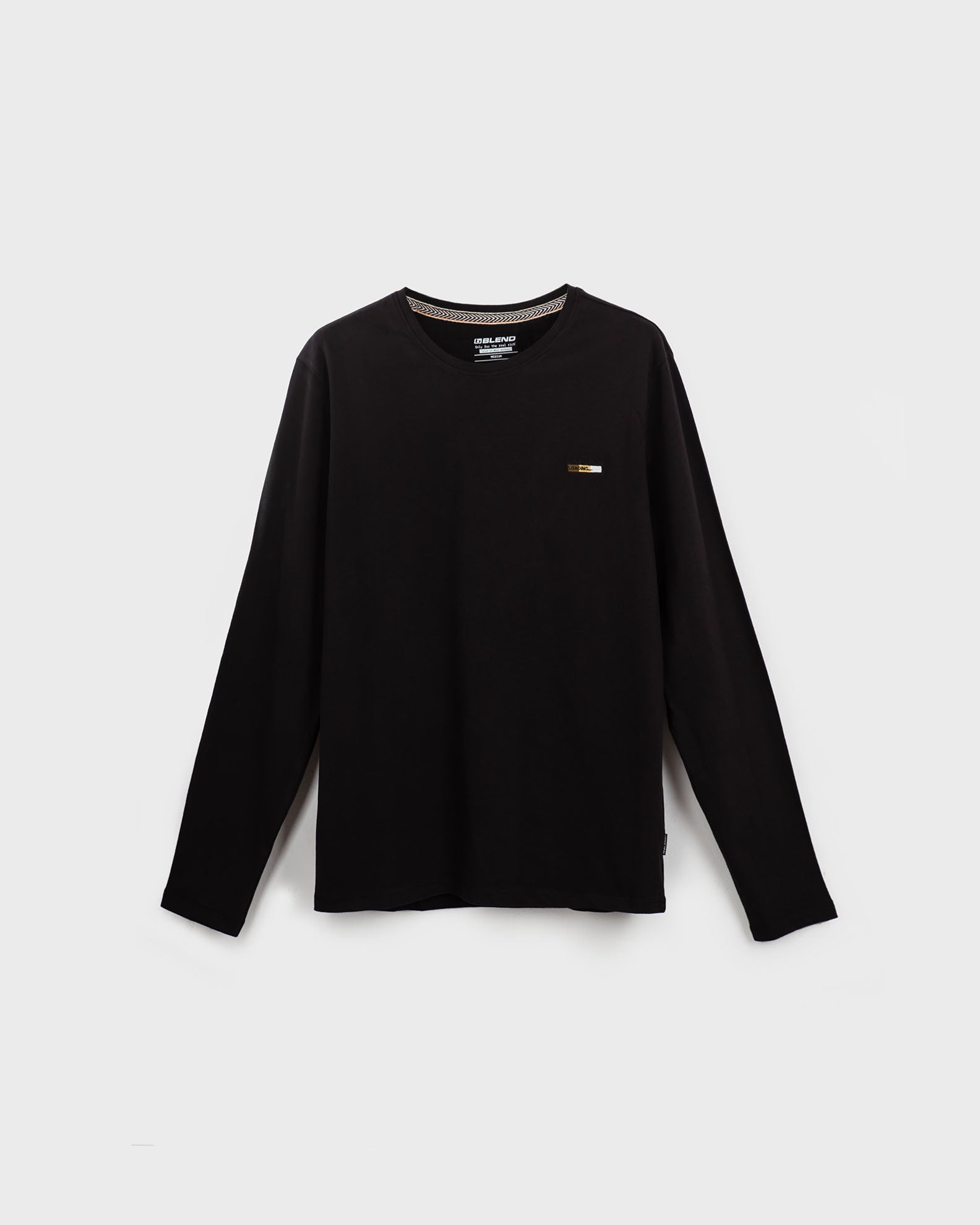 Men's long sleeve shirt-Black