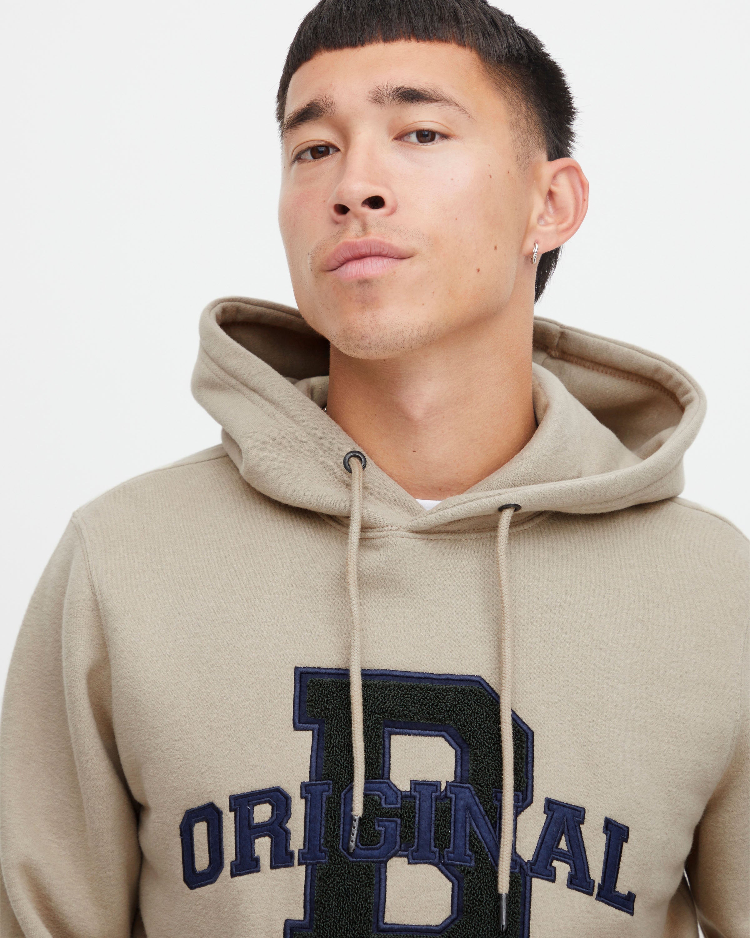 Men's Printed Hoodie - Crockery