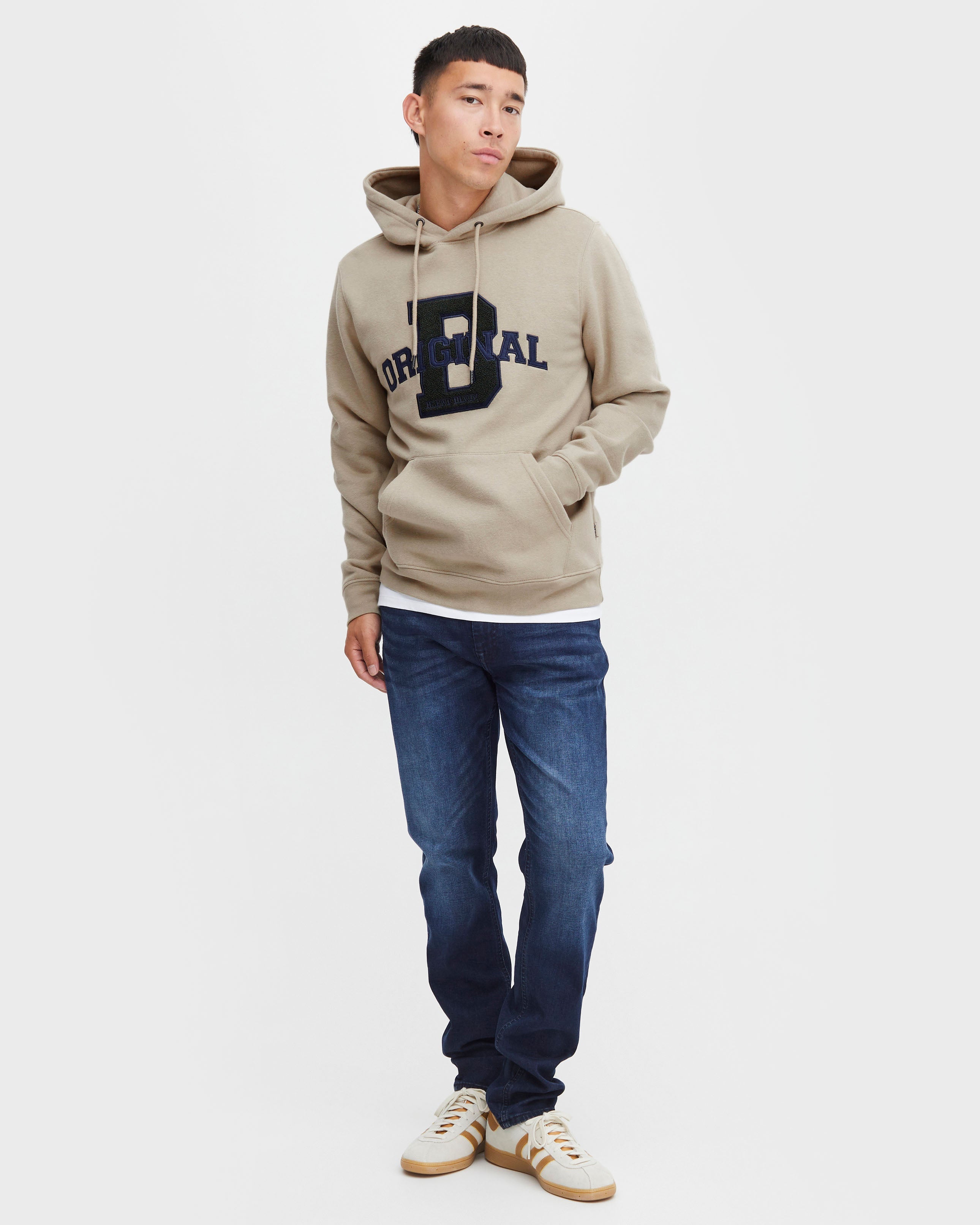 Men's Printed Hoodie - Crockery