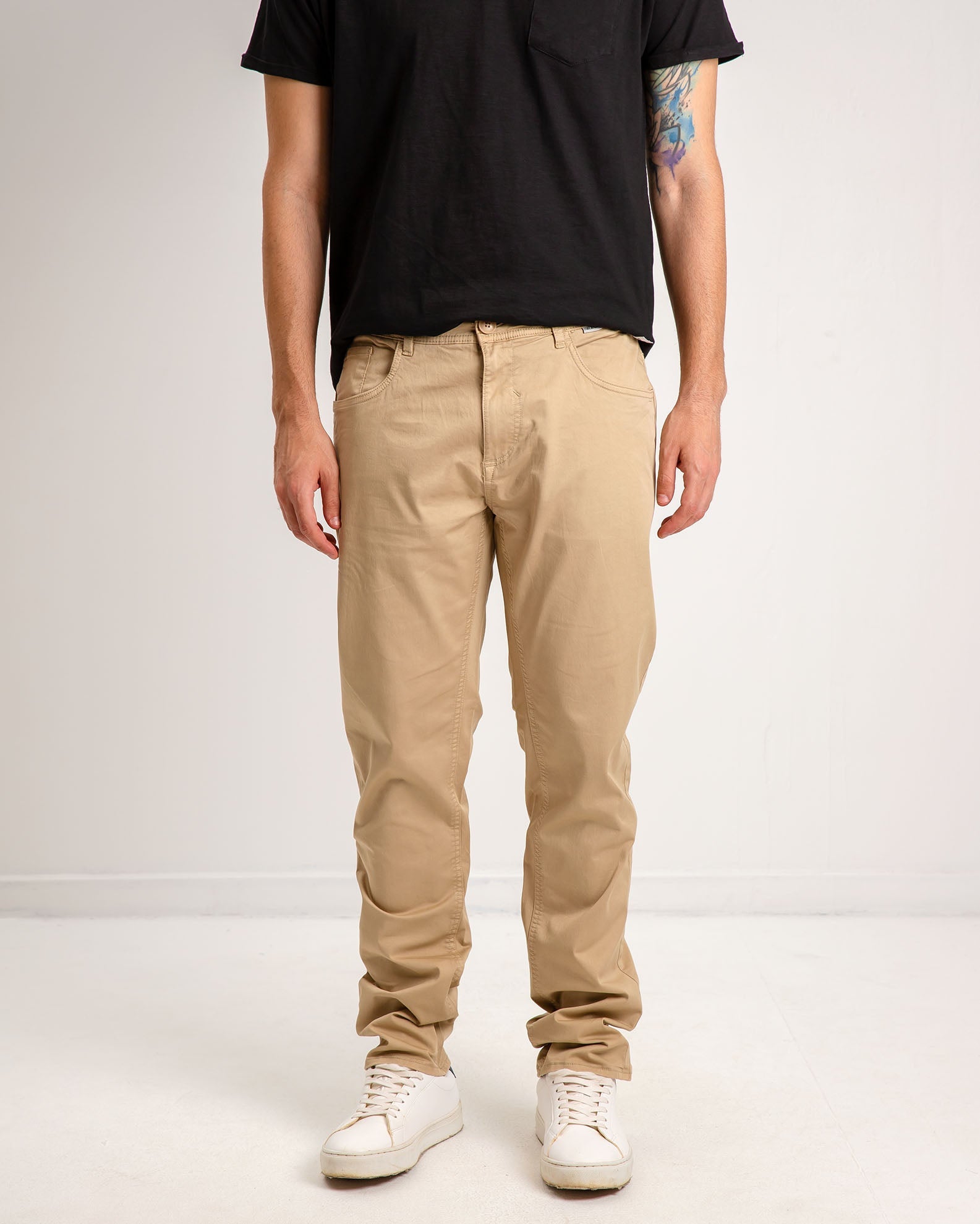 Men's chino-crockery trousers