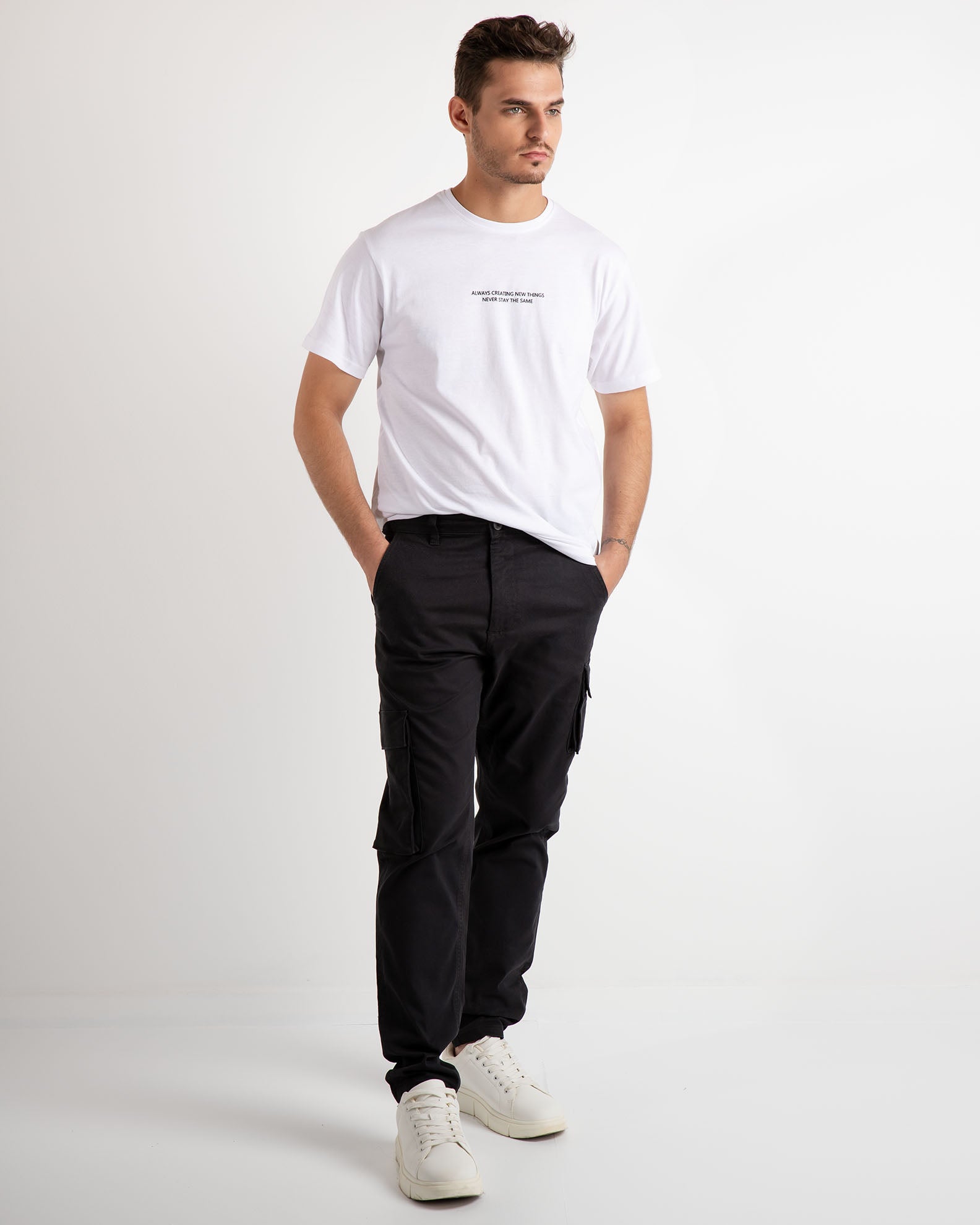 Men's cargo pants-Black