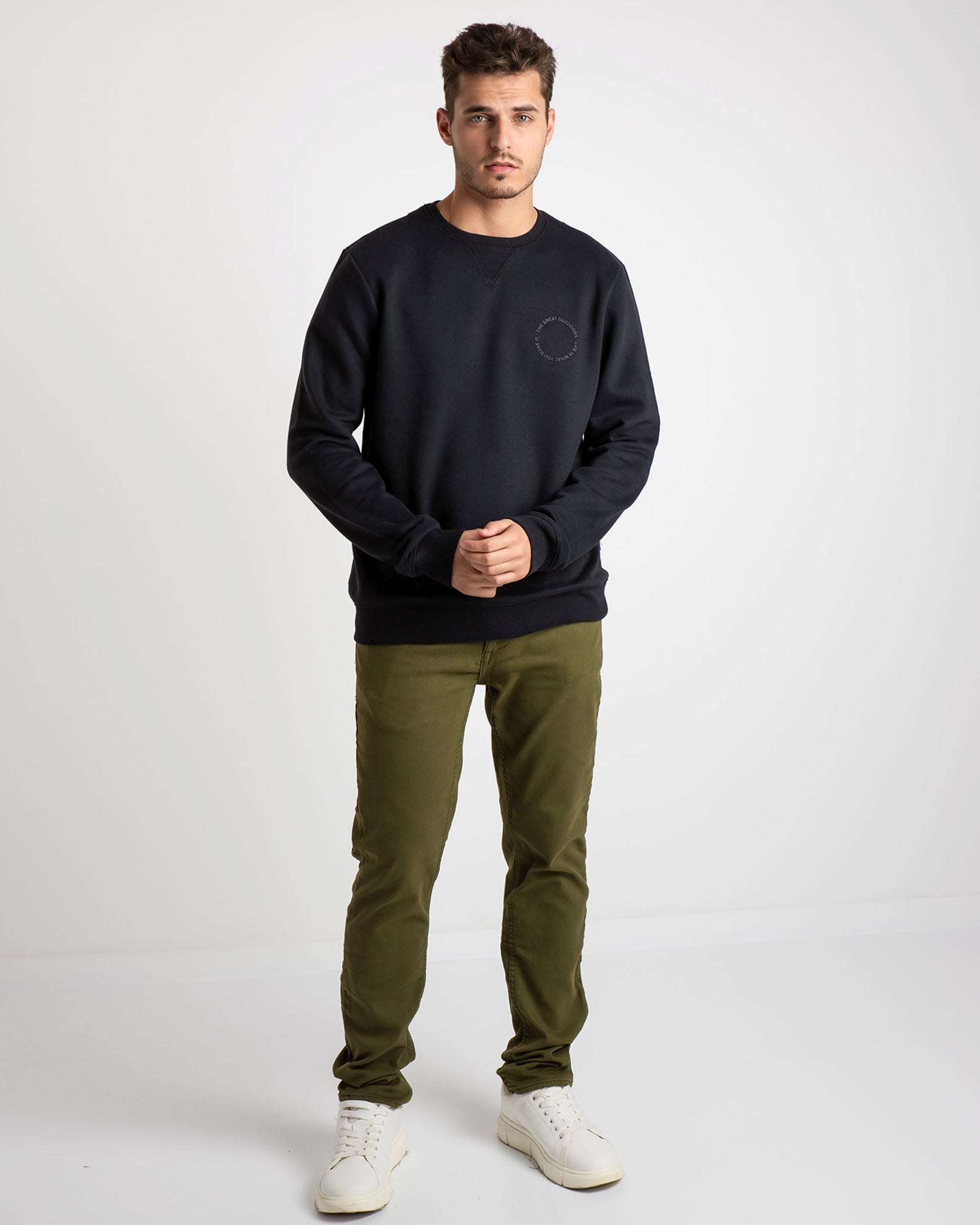 Men's sweatshirt with pattern