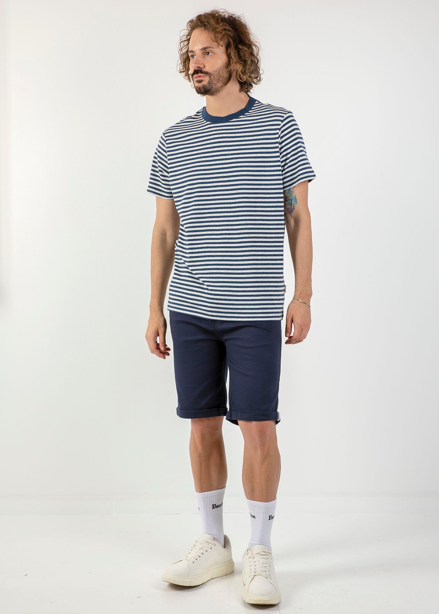 Ανδρική μπλούζα ριγέ-194024 Dress Blues