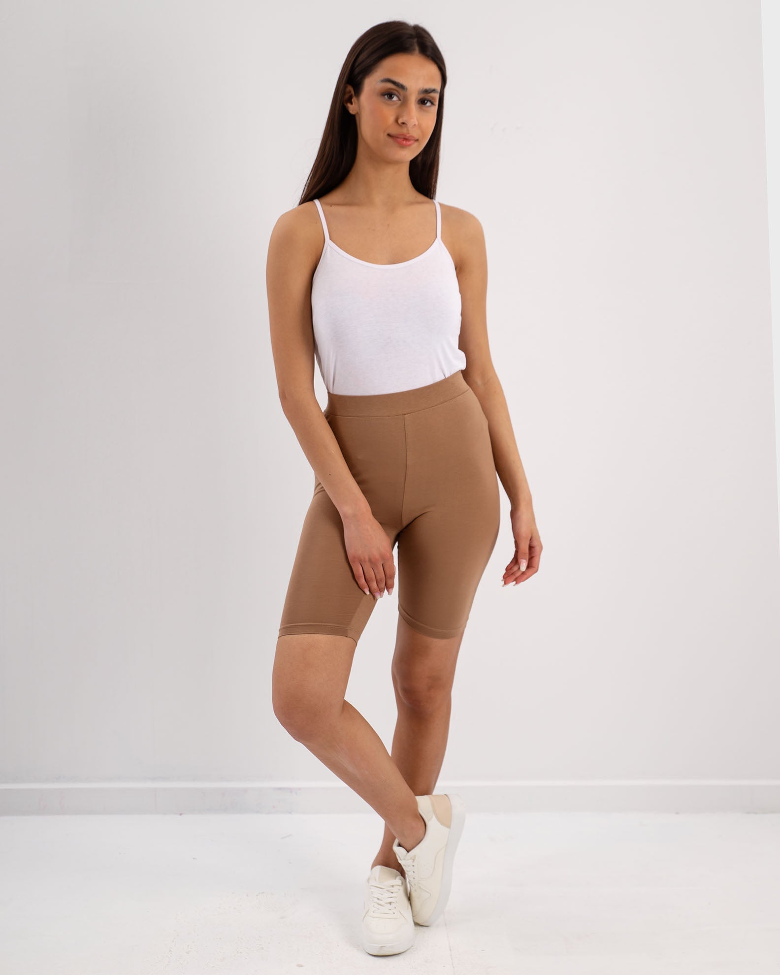 Cycling leggings seamless 'Biker'-taupe