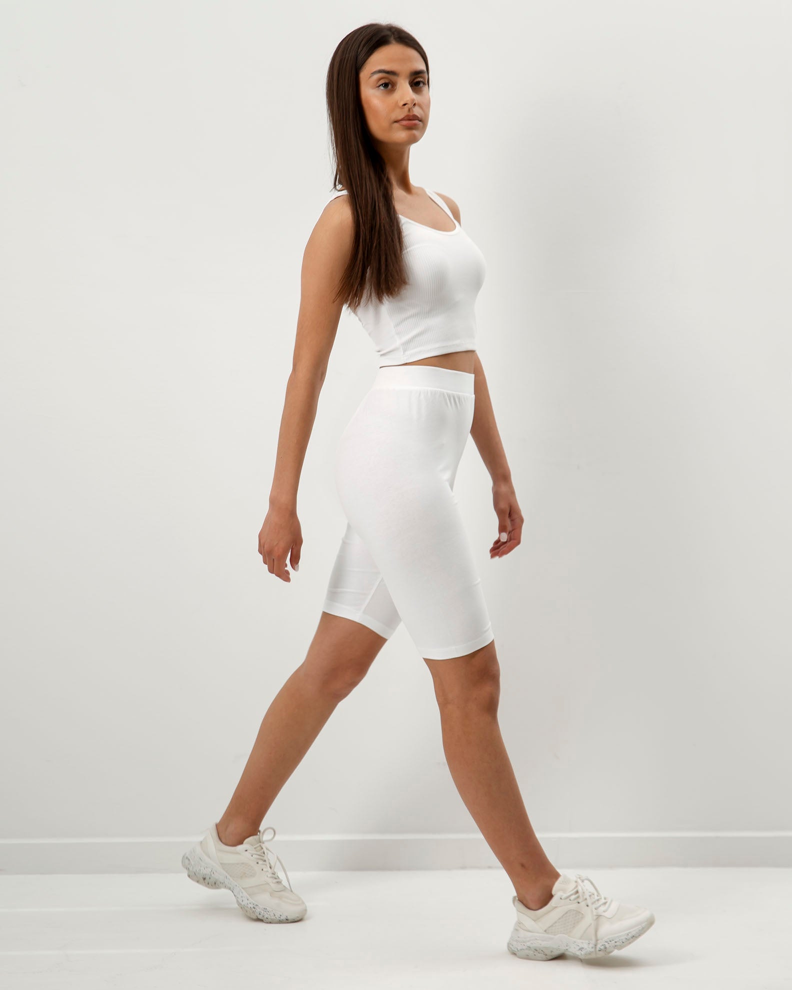 Ποδηλατικό κολάν seamless 'Biker'-white