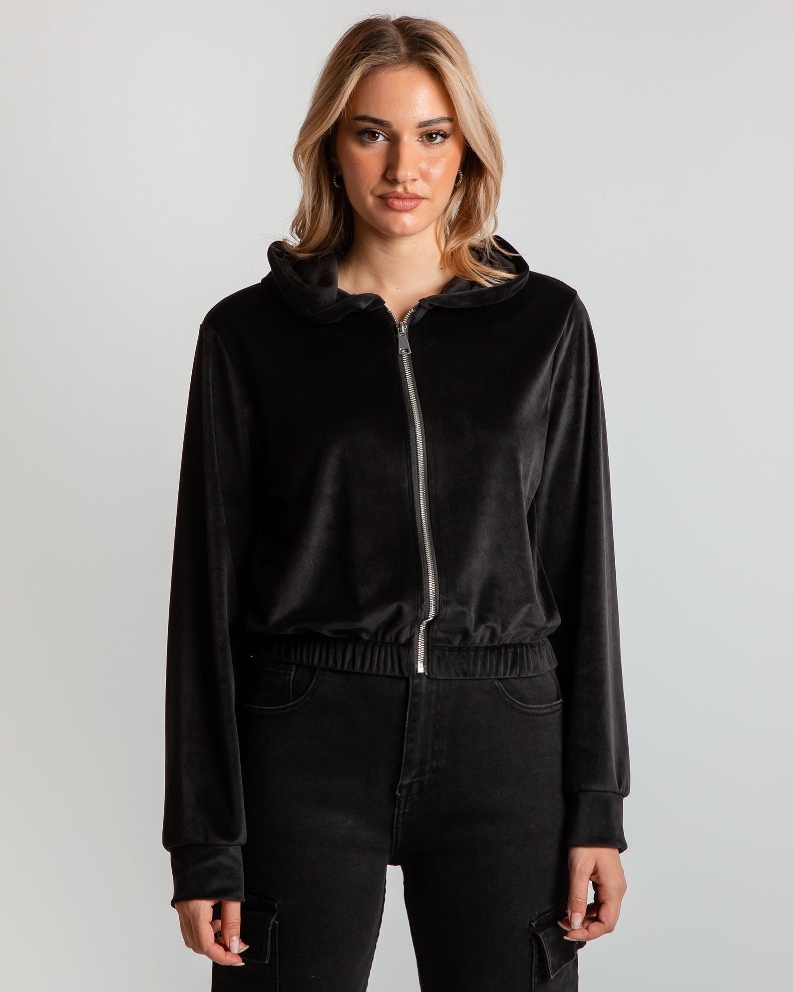 Women's velor jacket 'Av44a'