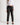 Leather look women's pants 'Je44lena'-black