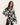Women's Oversize Shirt 'Ni44na' Black and White with Pattern-black div