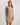 Women's Knitted Turtleneck Dress 'Ka44te'-beige marl