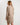 Women's Knitted Turtleneck Dress 'Ka44te'-beige marl