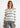 Γυναικείο πλεκτό ριγέ "Ho44lly"-offwhite/grey stripe
