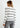 Γυναικείο πλεκτό ριγέ "Ho44lly"-offwhite/grey stripe