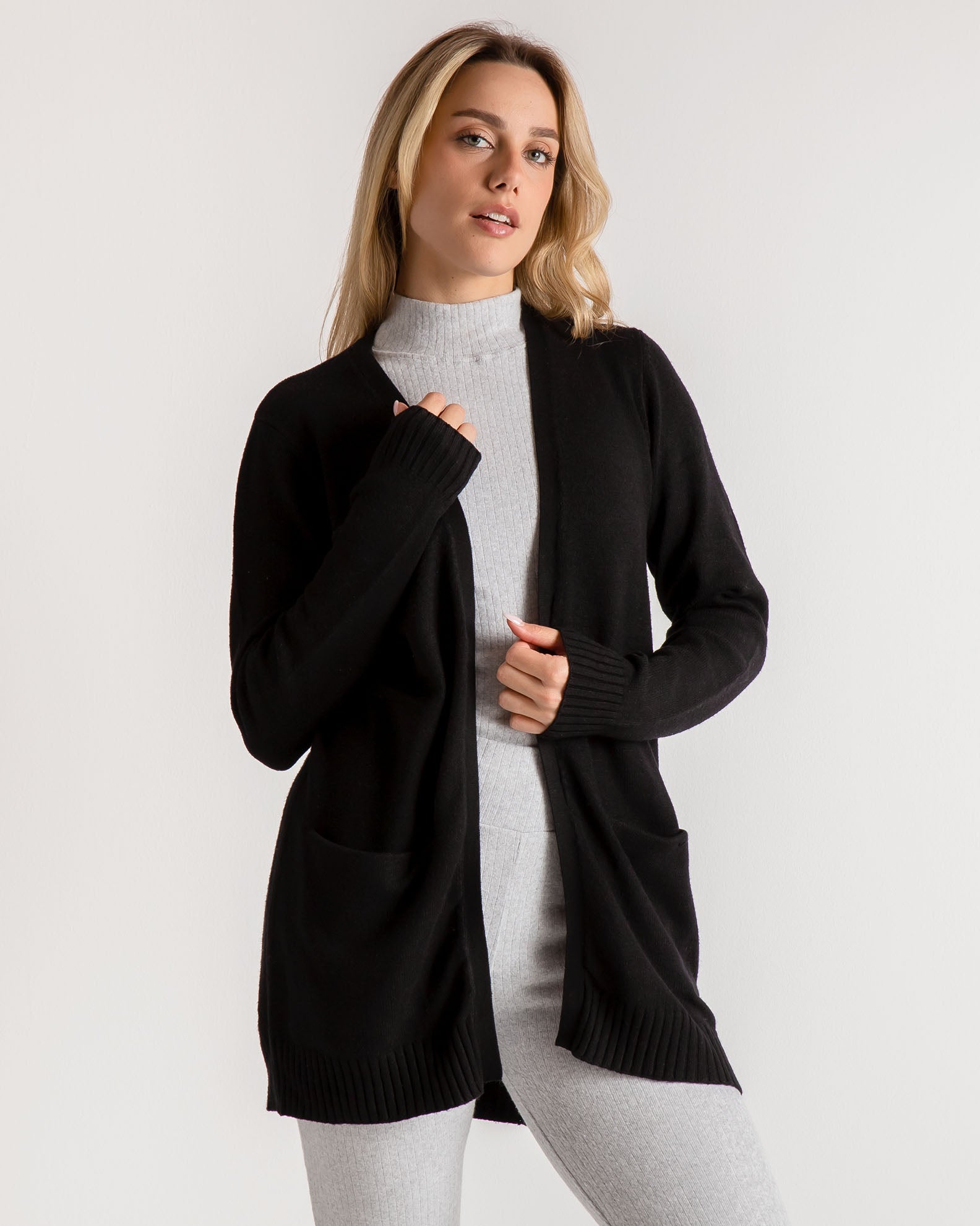 Women's cardigan 'St44acy'-black