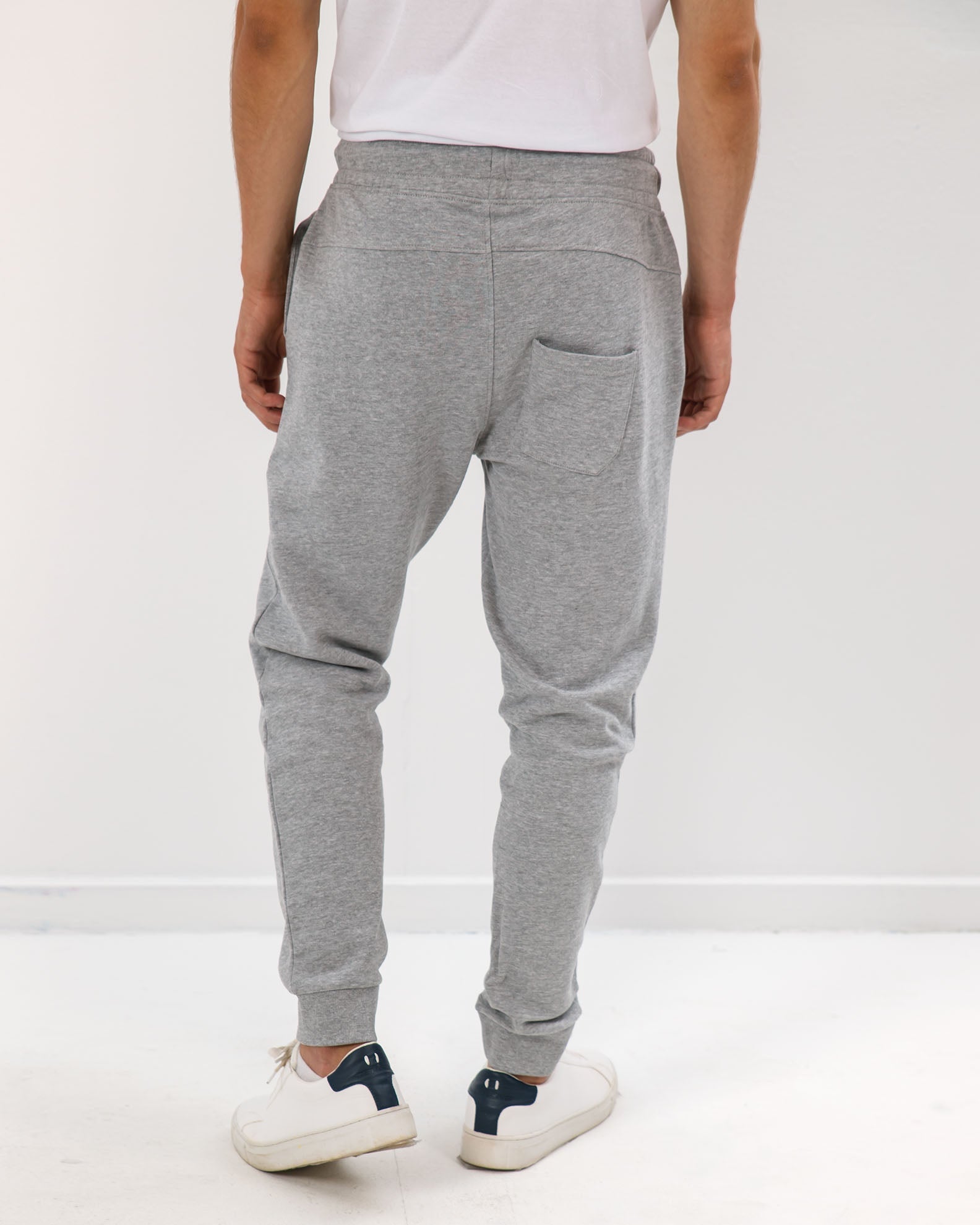 Men's Sweatpants with Elastic Hem 'Sammuel'-lgrey