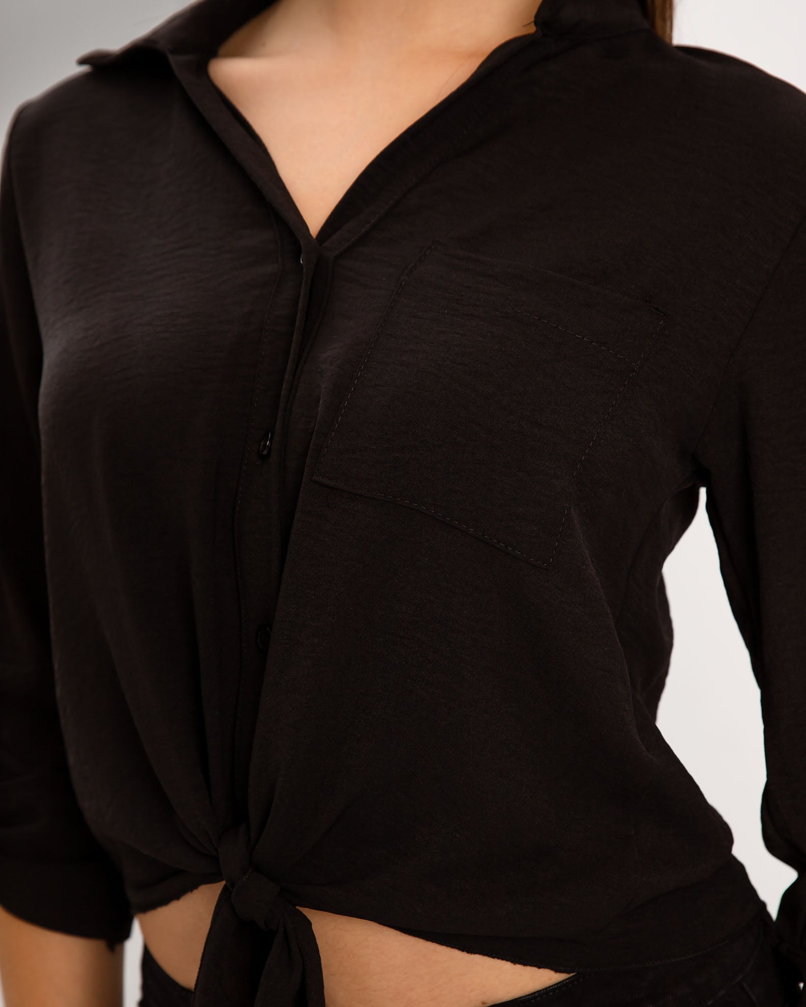 Women's Shirt 3/4 P 'Ti44lea'-black