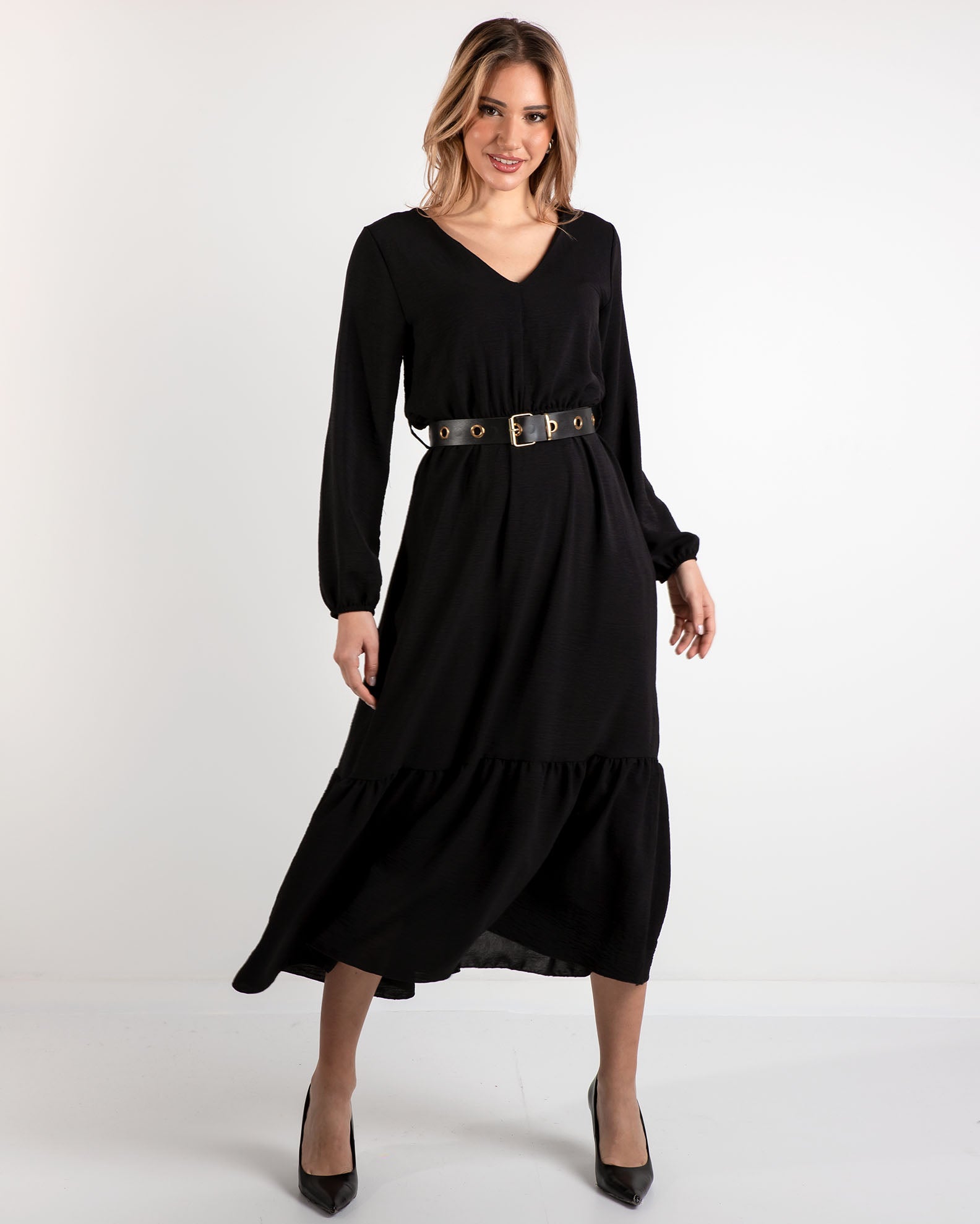 Maxi dress 'Ai44tana'-black