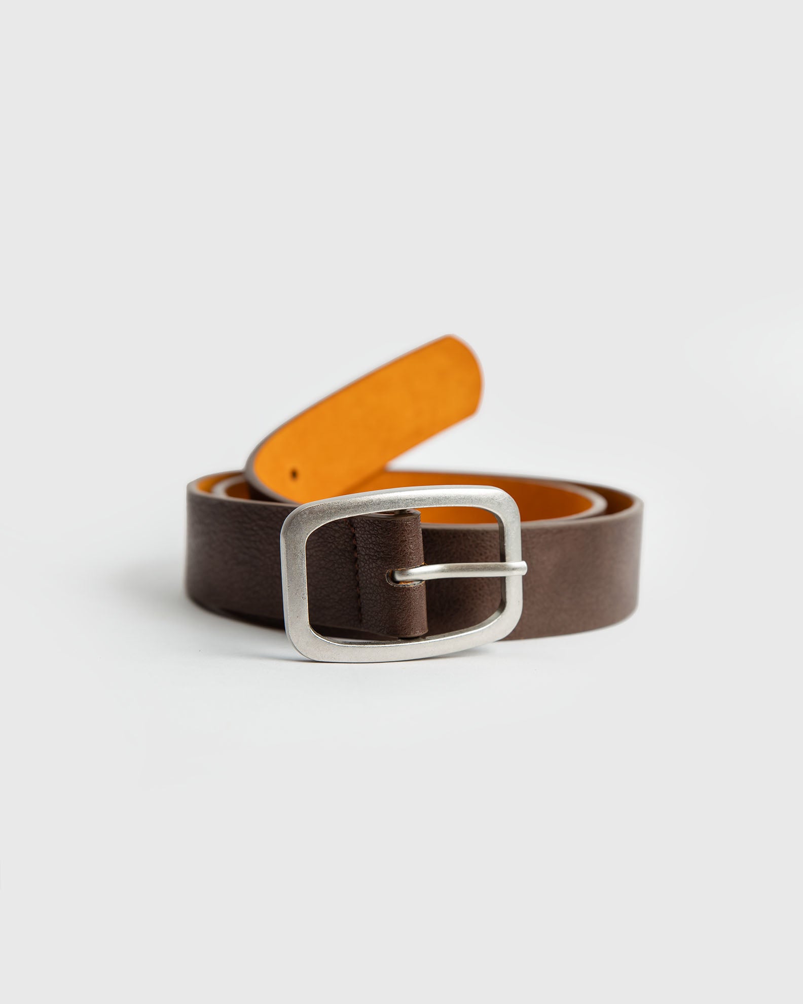 Women's Belt with Buckle 'Pe44nny'-brown