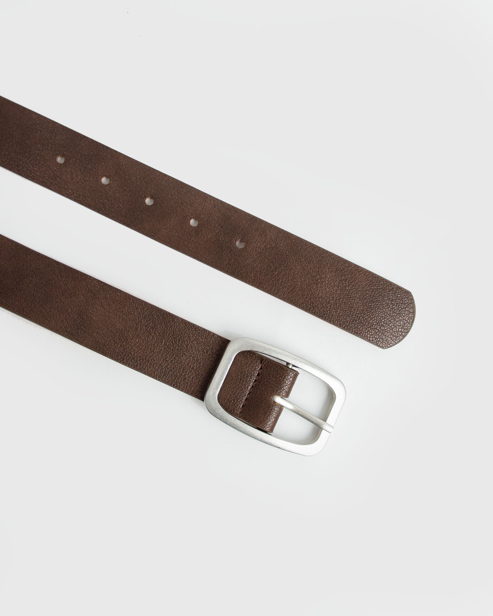 Women's Belt with Buckle 'Pe44nny'-brown