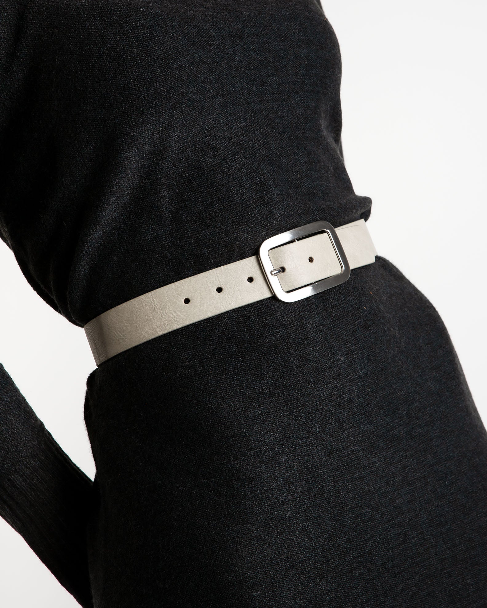 Women's Belt with Buckle 'Ba44jana'-grey