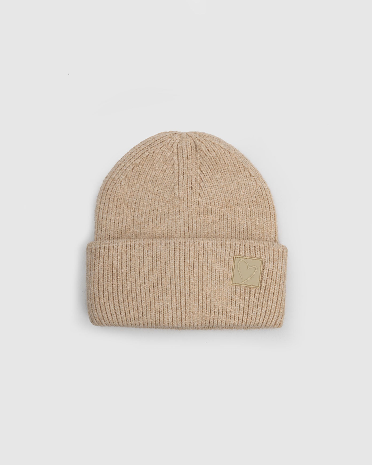 Women's knitted cap Su44e-beige