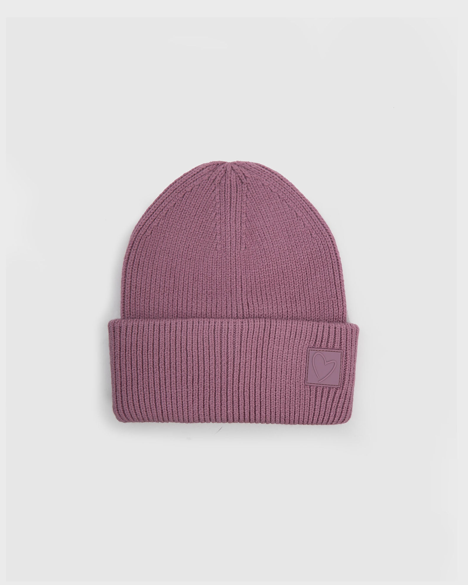 Su44e-mauve knitted women's cap