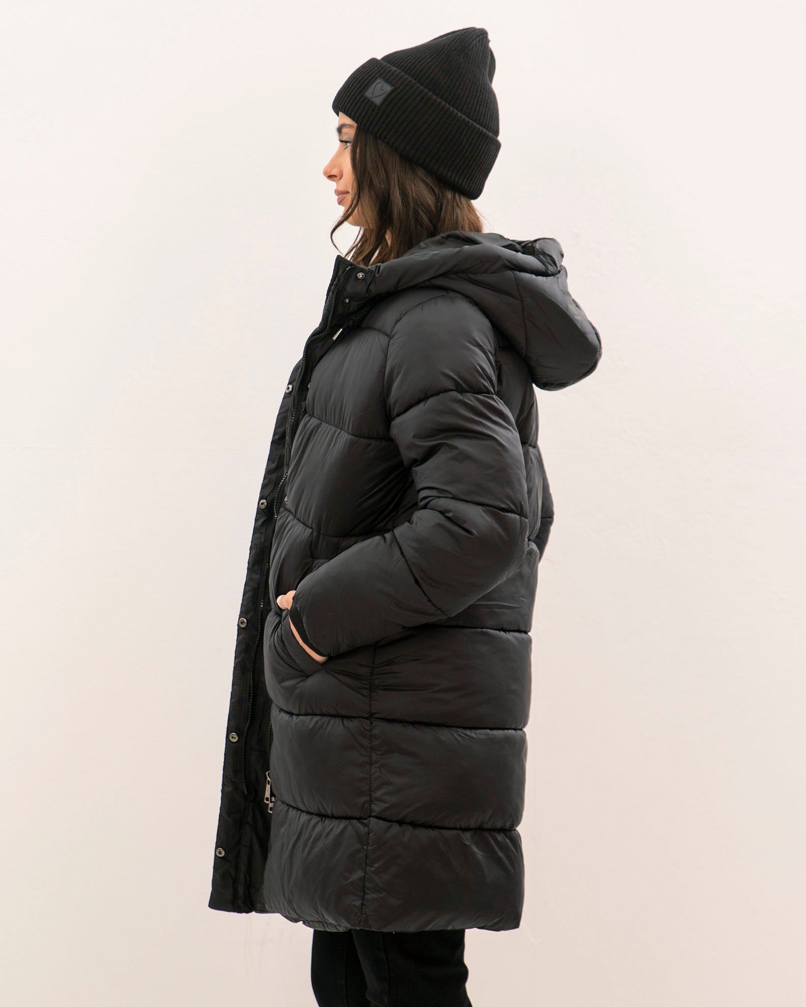 Women's Quilted Jacket 'Ei44la'-black