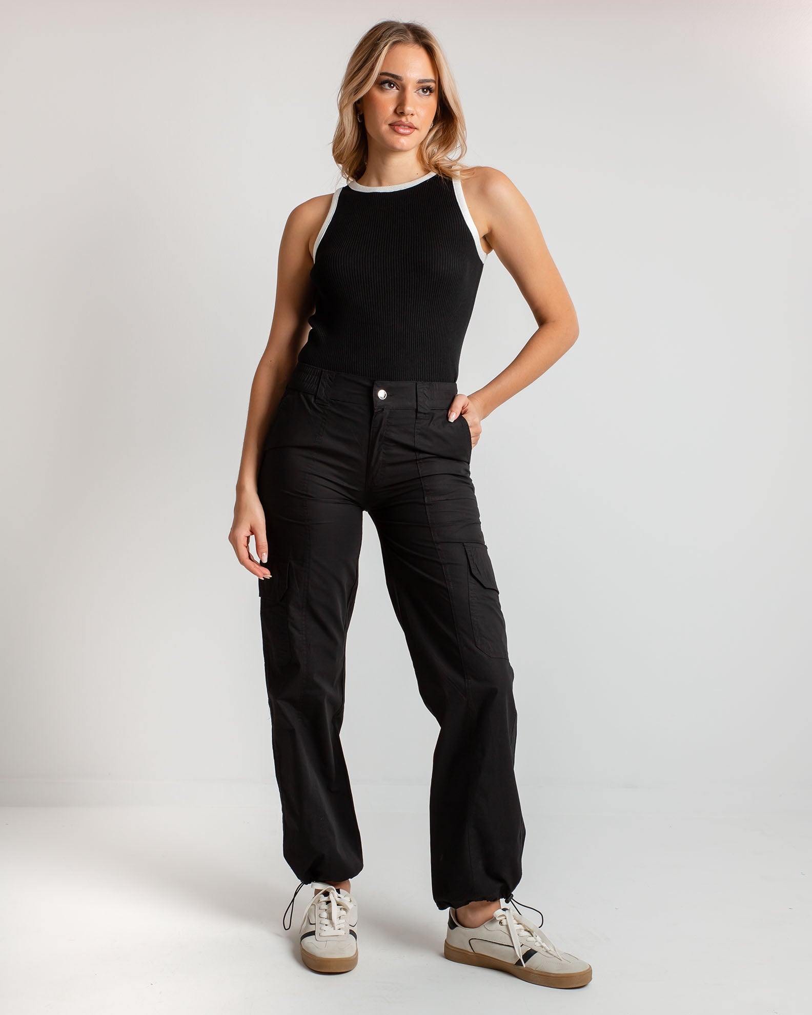 Women's cargo pants 'Li44lly'-black