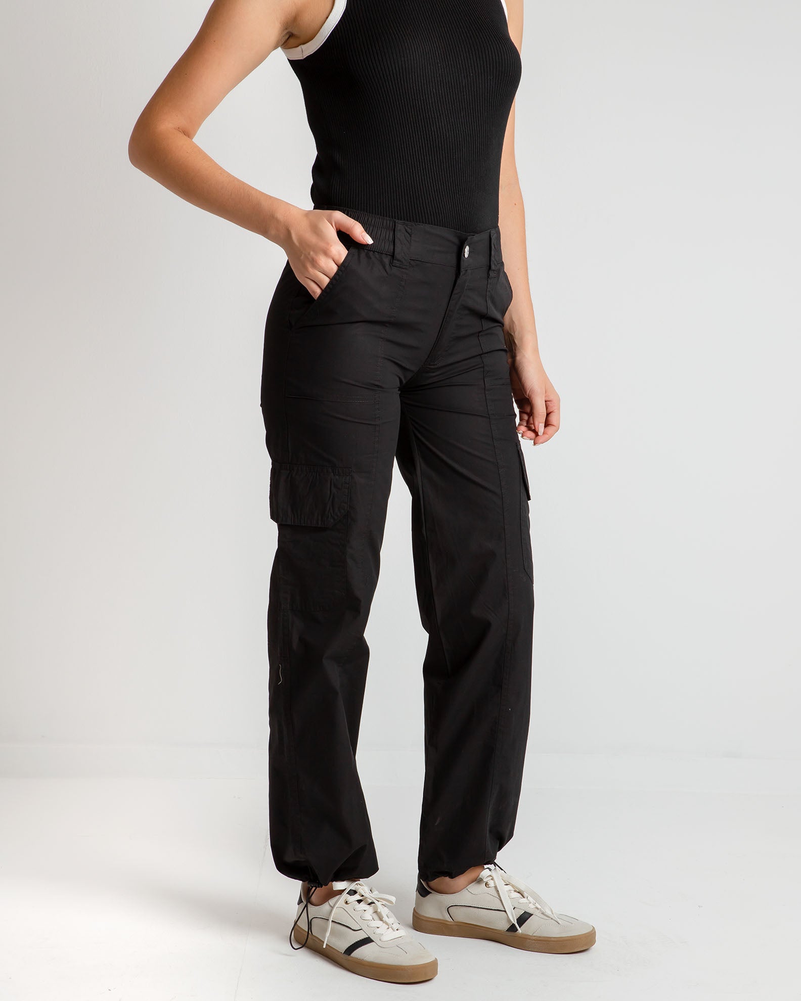 Women's cargo pants 'Li44lly'-black