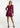 Μίνι φλοράλ φόρεμα 'Ro44mina'-burgundy