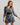 'Be44lia' Long Sleeve Printed Mini Dress-lblue paisley