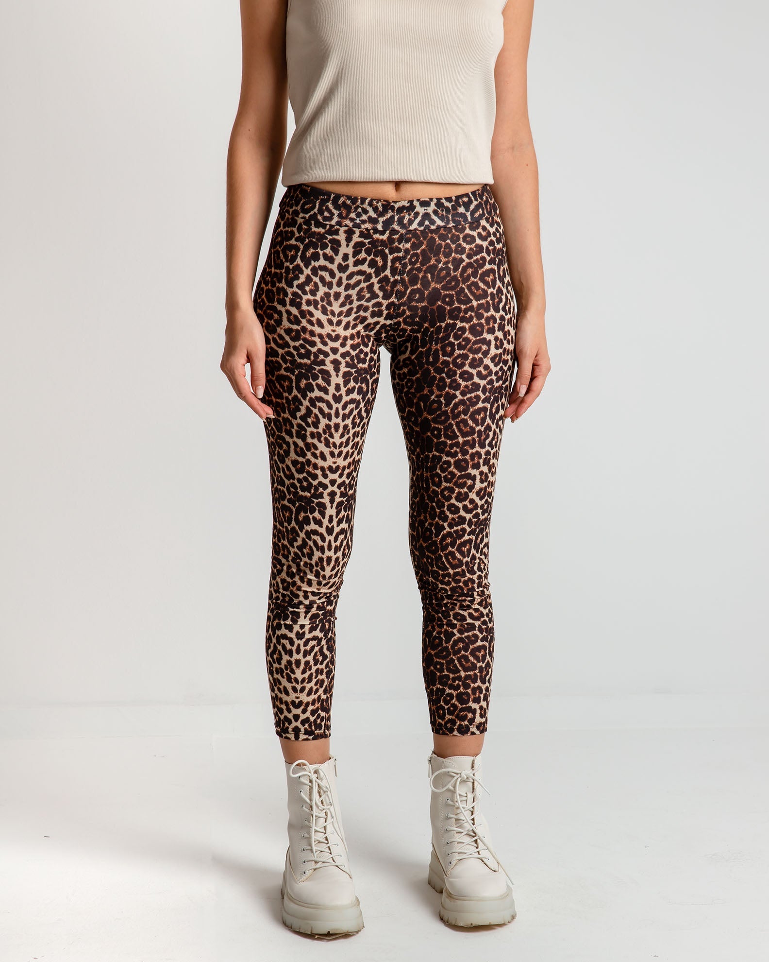 Women's leopard leggings 'Le44on'-leo