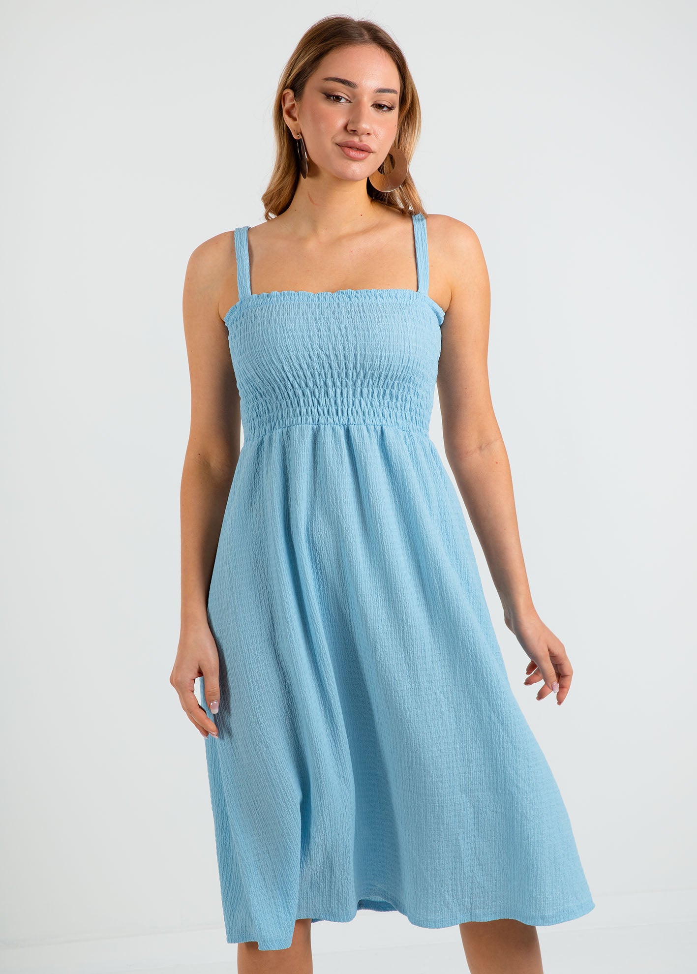 Φόρεμα μίντι αμάνικο 'Lo44retta'-pearl blue