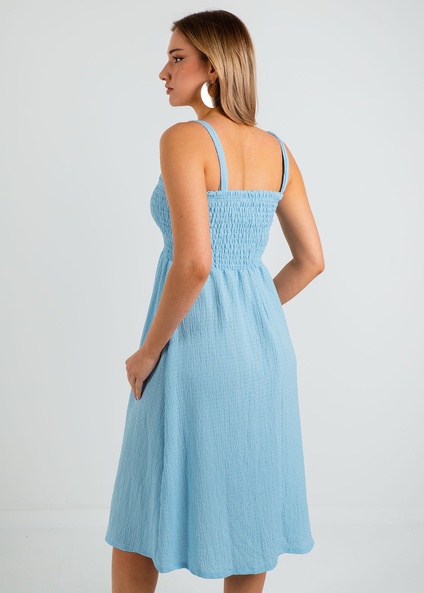 Φόρεμα μίντι αμάνικο 'Lo44retta'-pearl blue
