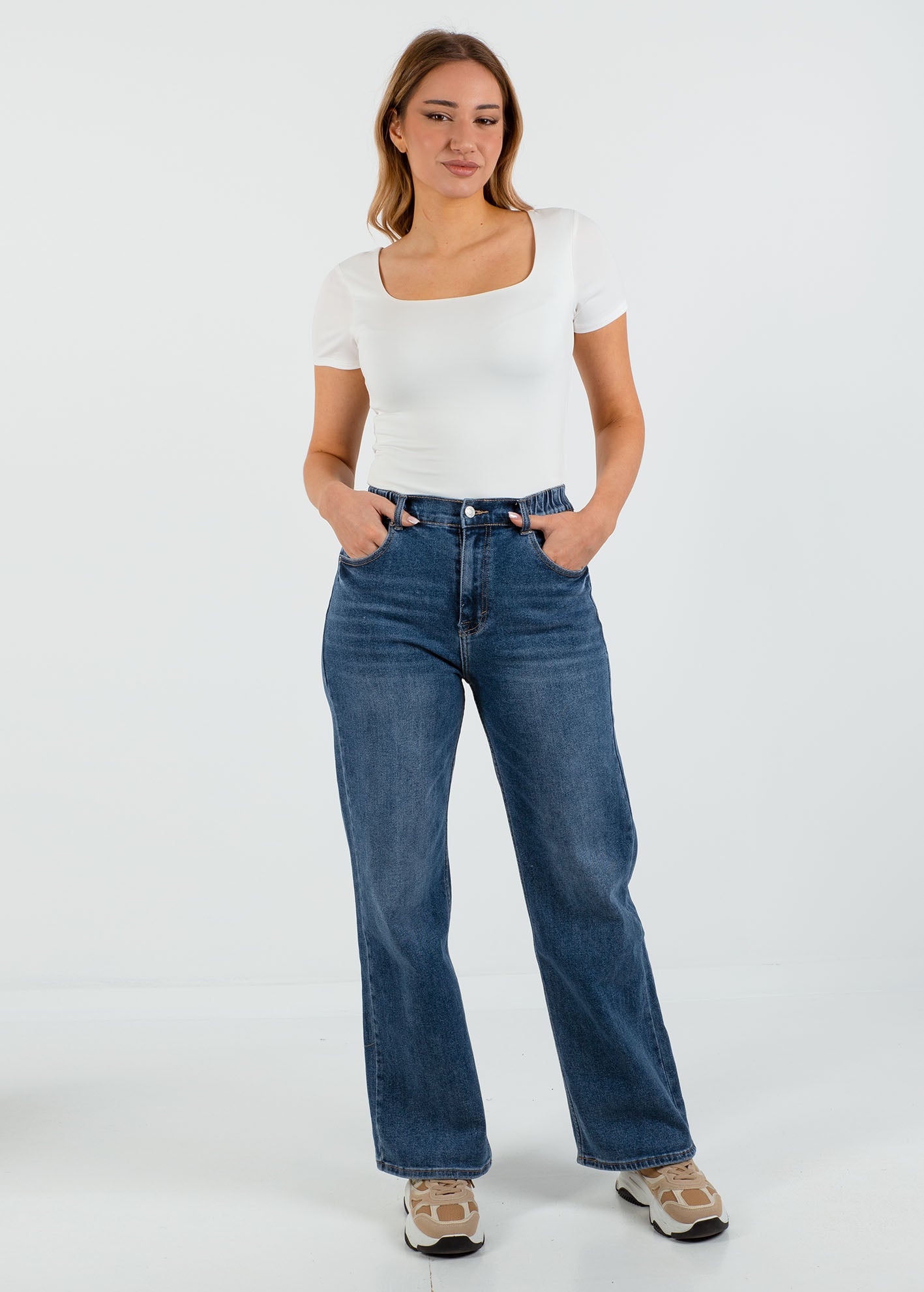 Γυναικείο παντελόνι denim 'Mi44rall'-mblue