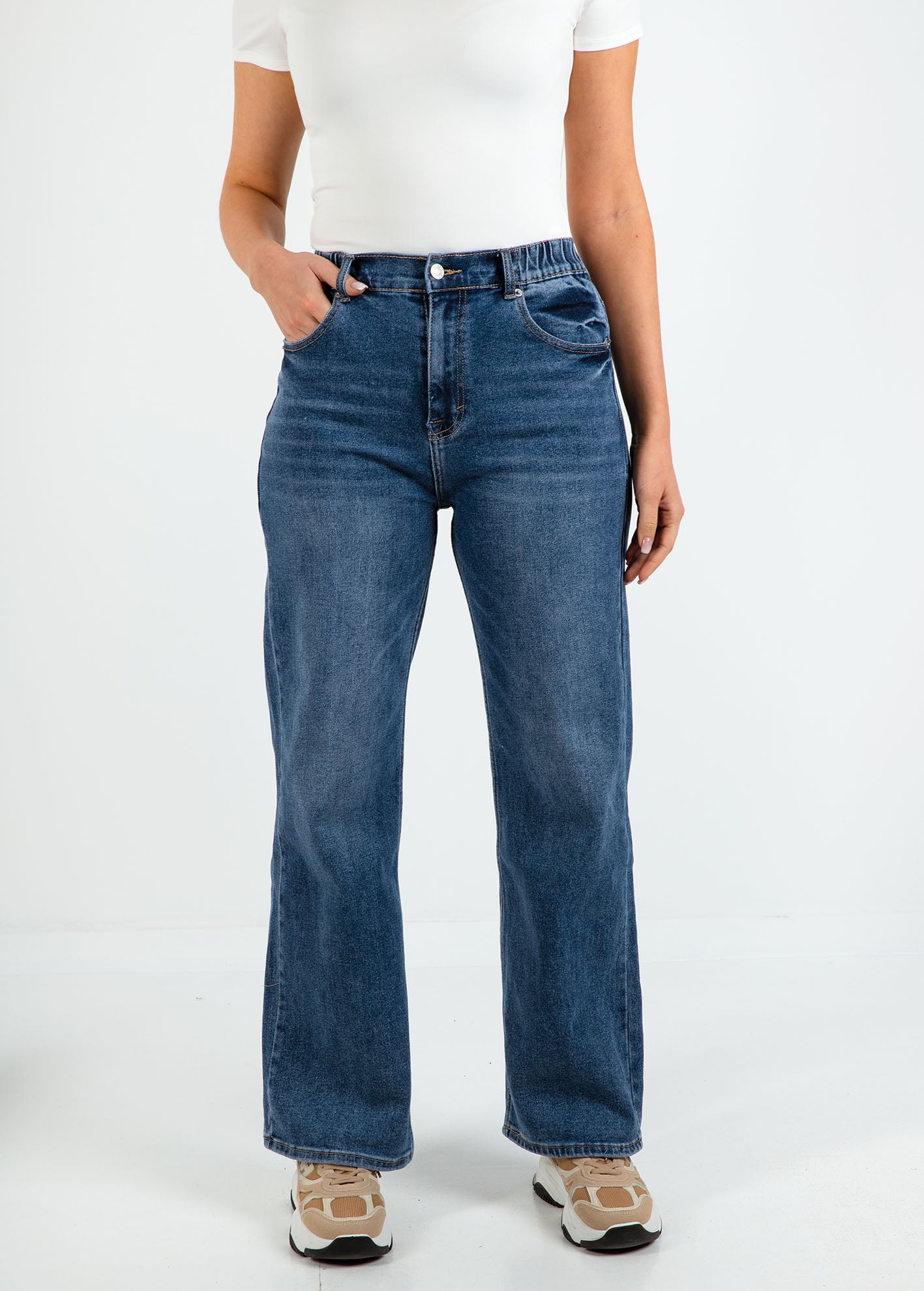 Γυναικείο παντελόνι denim 'Mi44rall'-mblue
