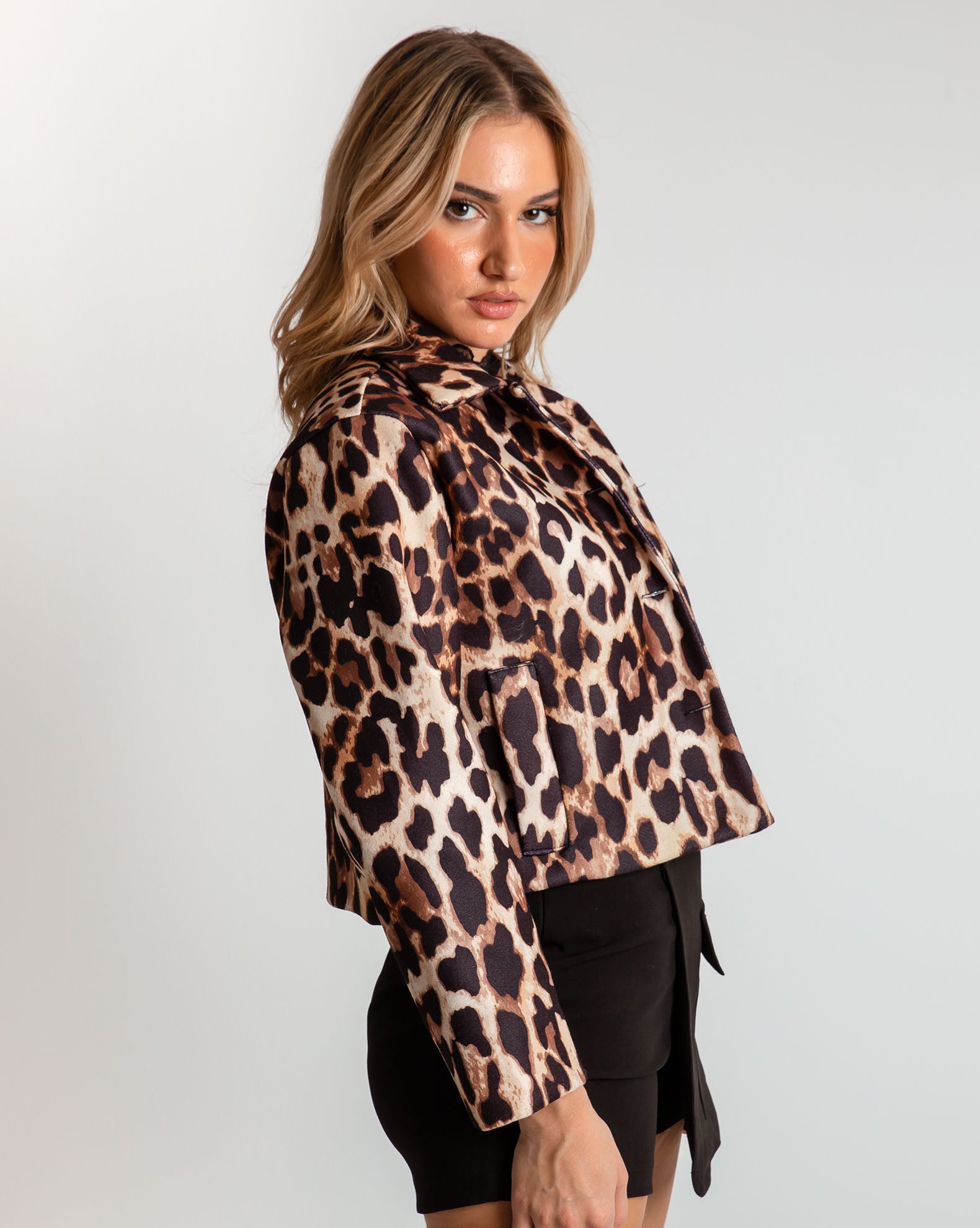 Women's leopard jacket 'Ne44lka' leopard