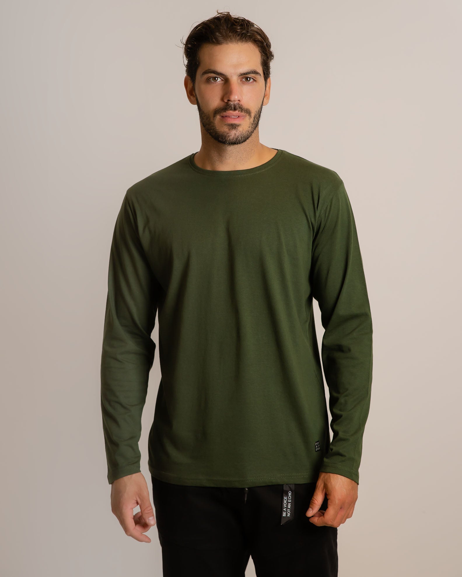 Men's Long Sleeve 'Bill' Blouse-KHAKI