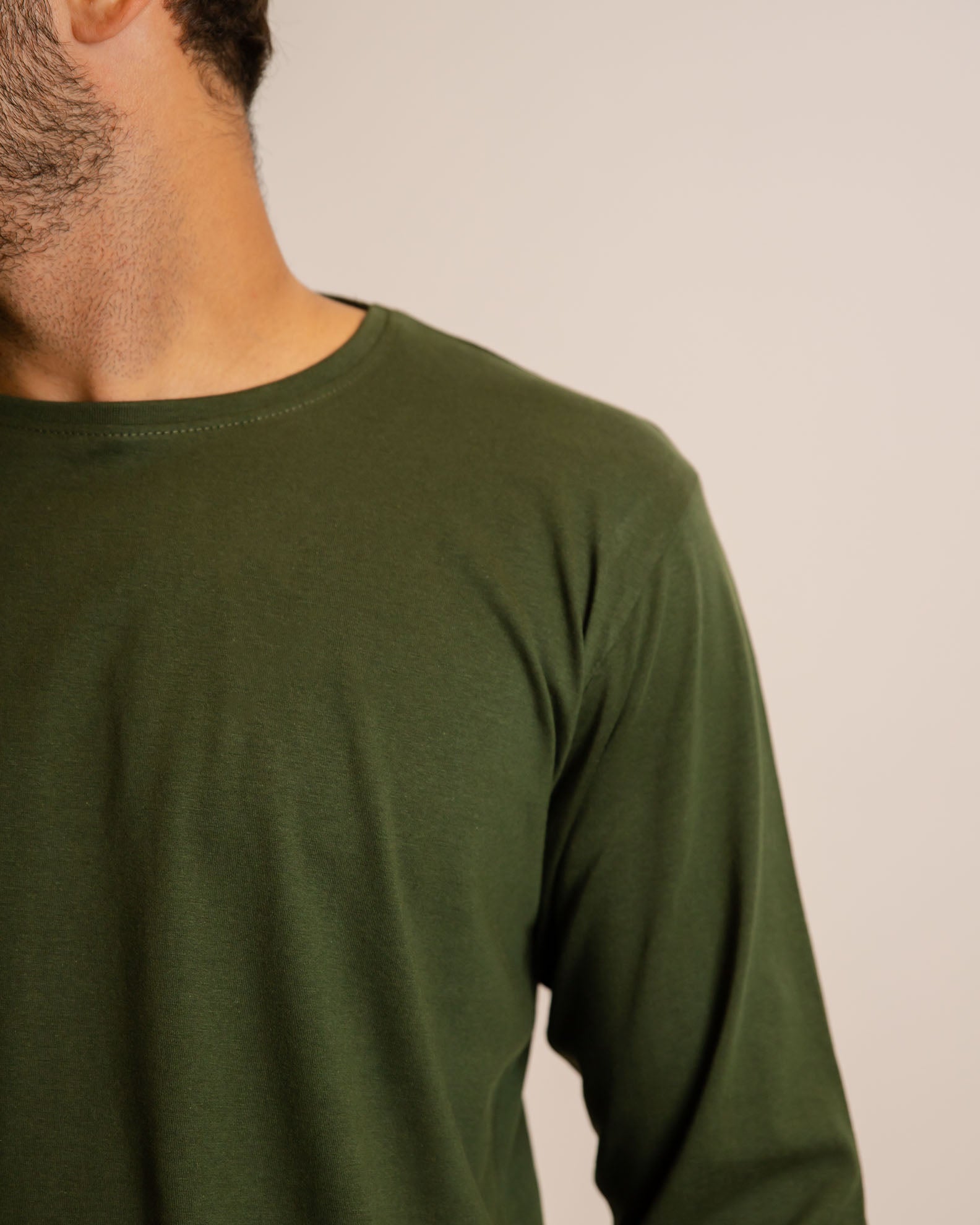 Men's Long Sleeve 'Bill' Blouse-KHAKI