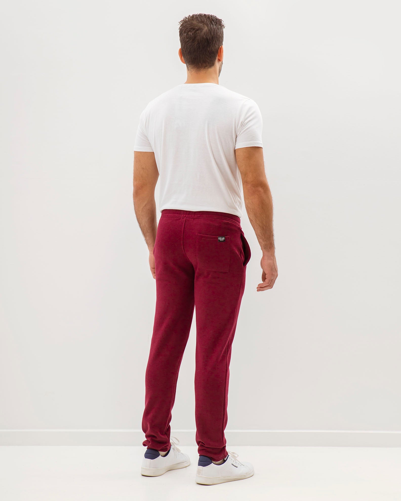 Men's sweatpants 'Stelios'-BORDEAUX