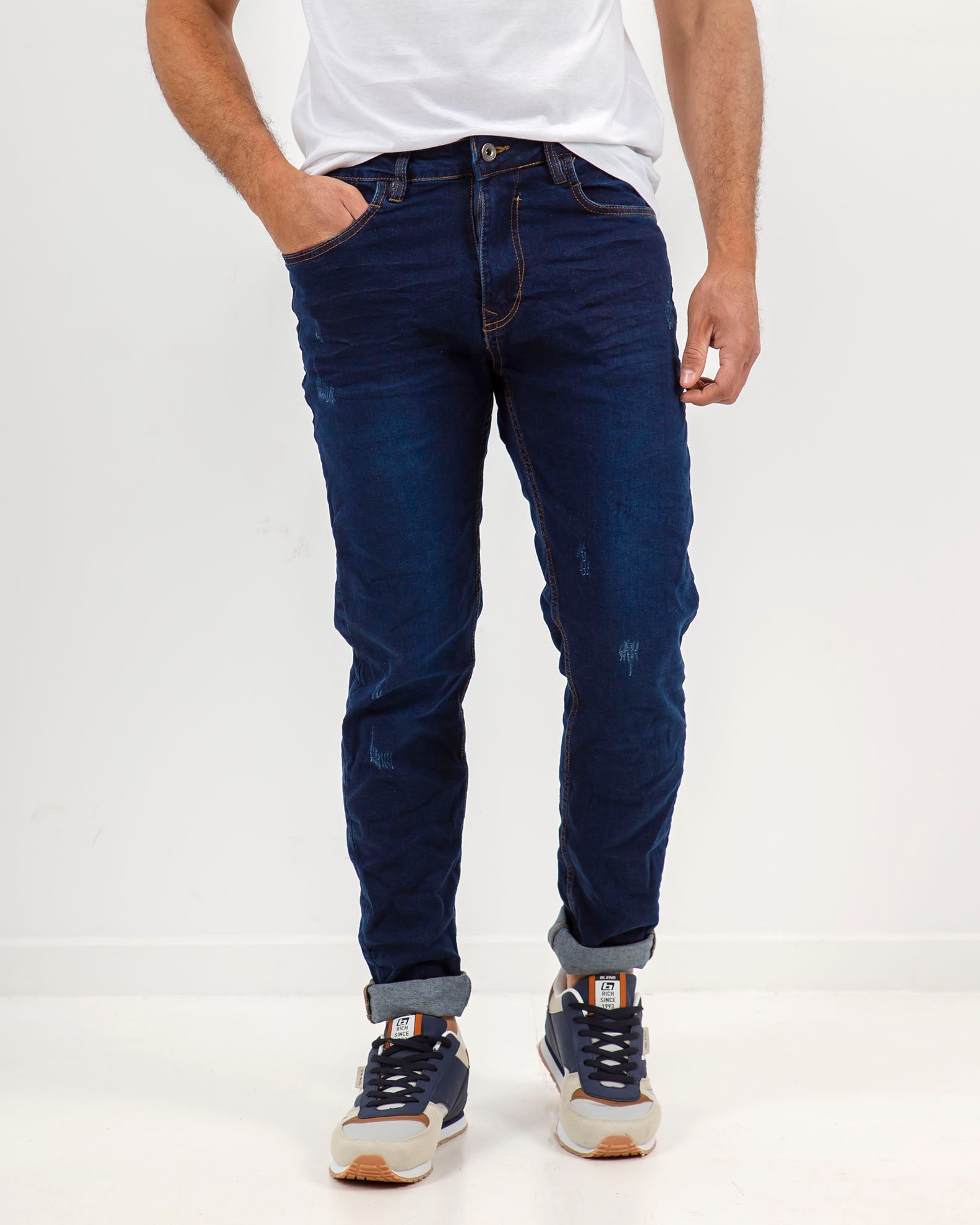 Men's denim pants 'Brian'-BLUE