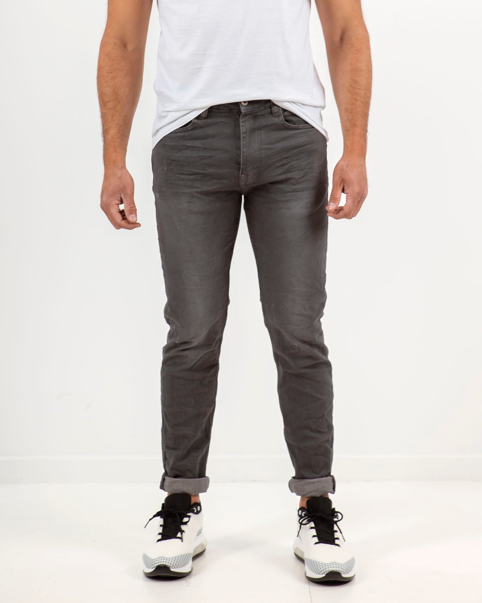 Men's denim pants 'Brian'-GREY