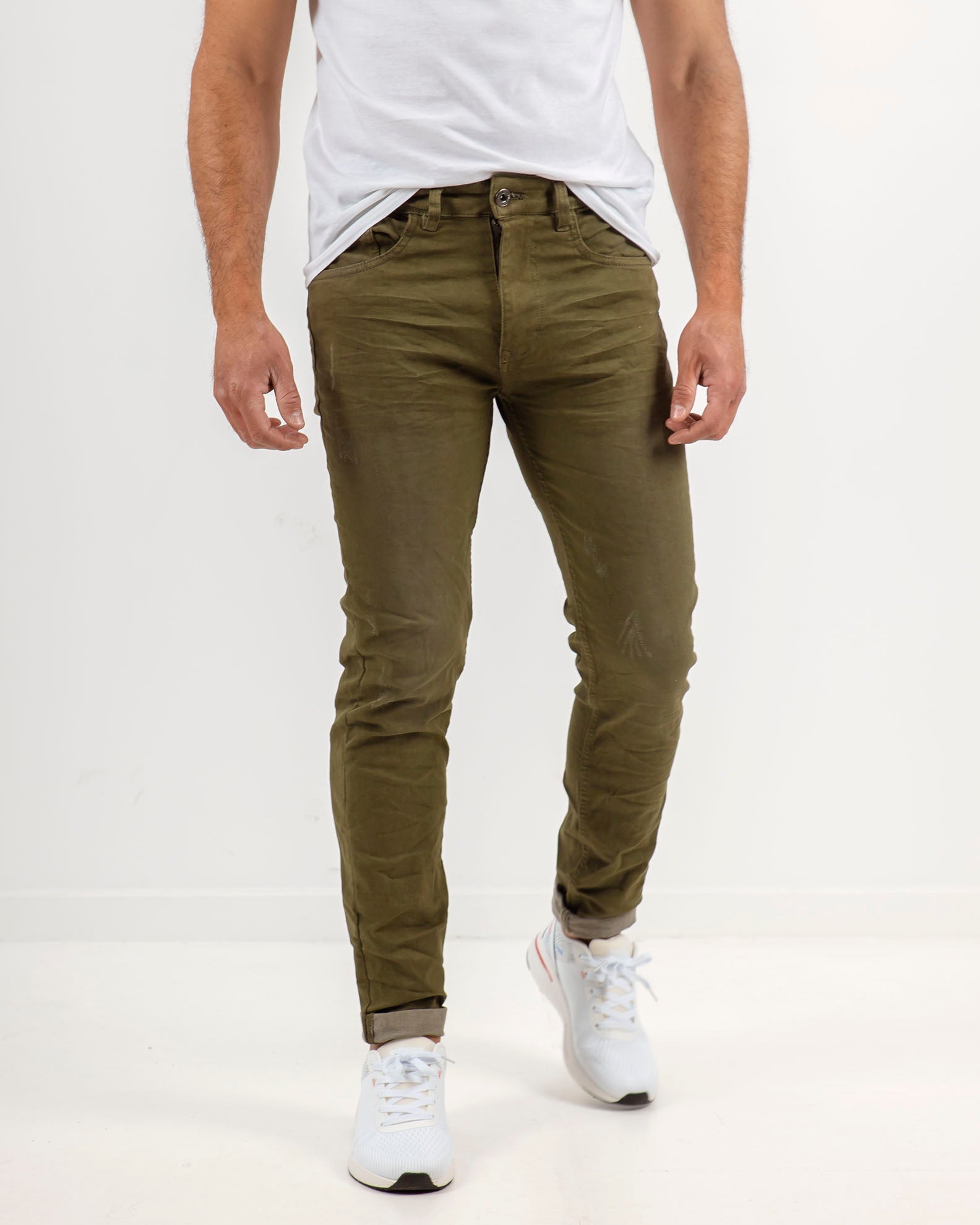 Men's denim pants 'Brian'-KHAKI