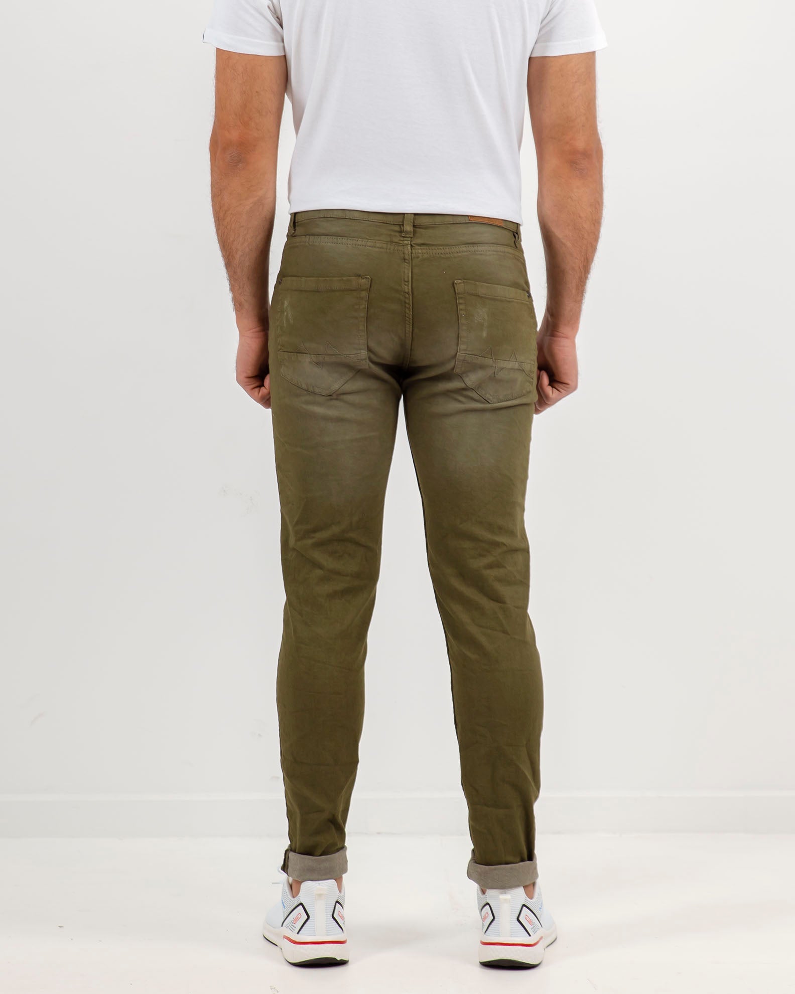 Men's denim pants 'Brian'-KHAKI