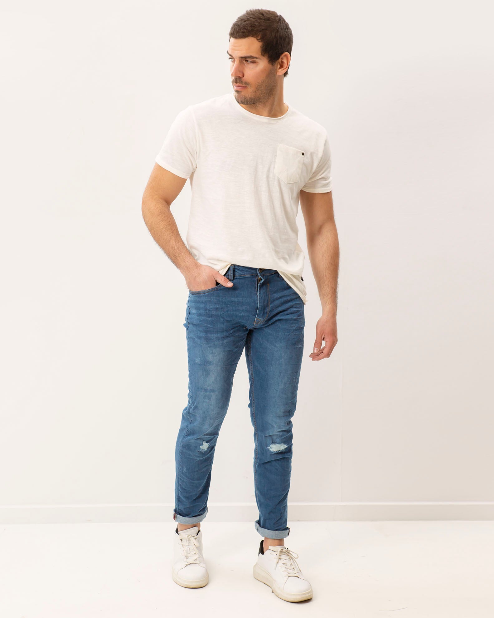 Men's denim pants 'Maverick'-BLUE LIGHT