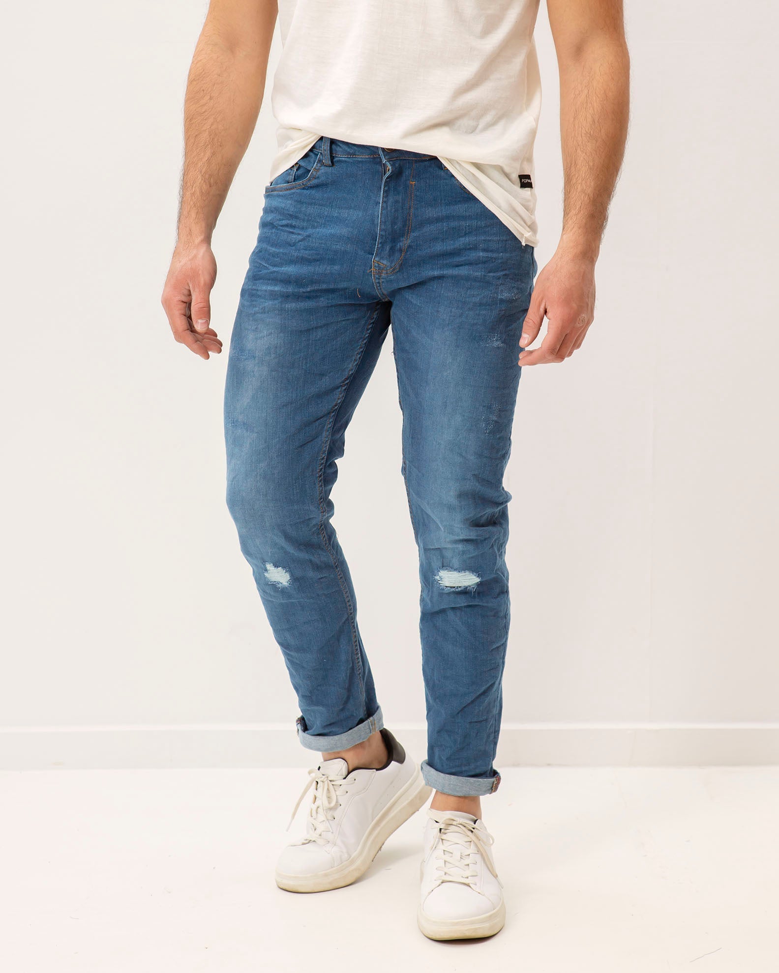 Men's denim pants 'Maverick'-BLUE LIGHT