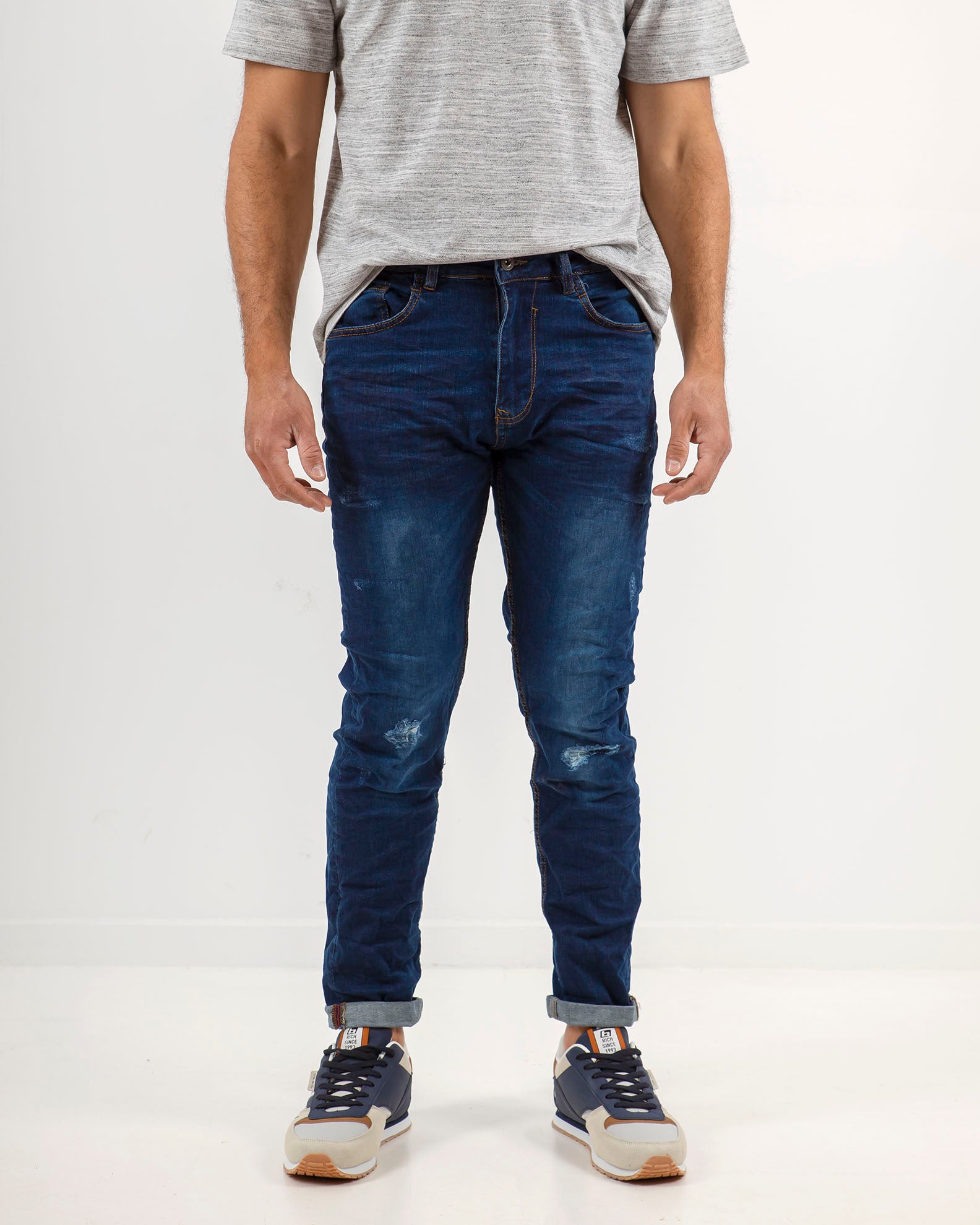 Men's denim pants 'Maverick'-BLUE DENIM